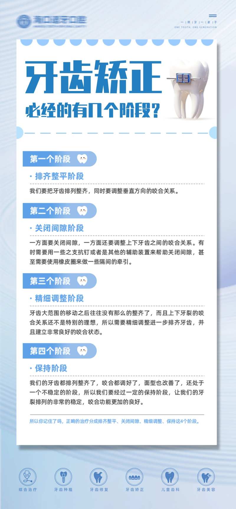 口腔牙齿科普简约海报-采灵感-cailinggan.com