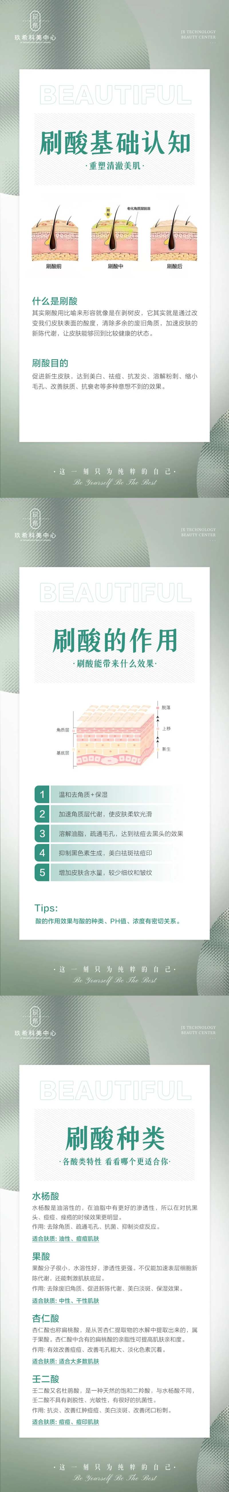 美学刷酸科普海报-采灵感-cailinggan.com