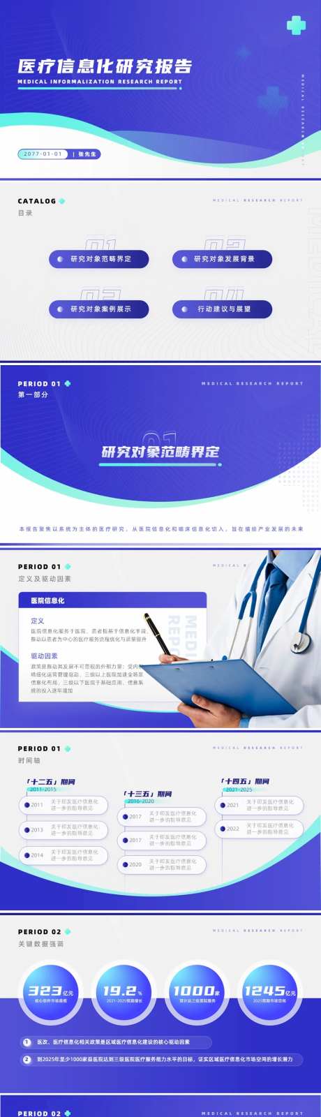 医疗行业信息化汇报PPT-采灵感-https://www.cailinggan.com/