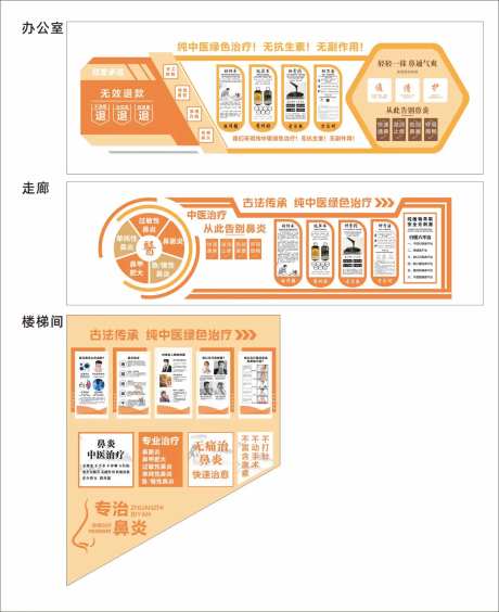 中医国医鼻炎文化墙-采灵感-https://www.cailinggan.com/