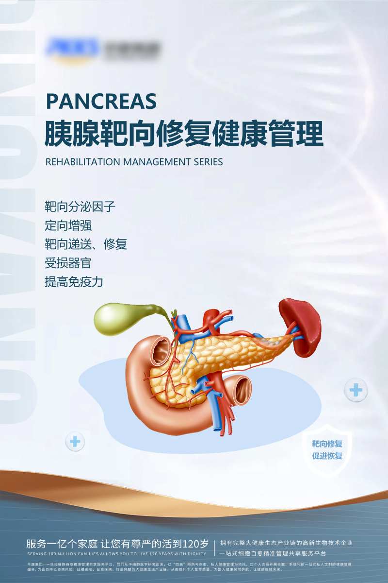 胰腺修复管理海报-采灵感-cailinggan.com