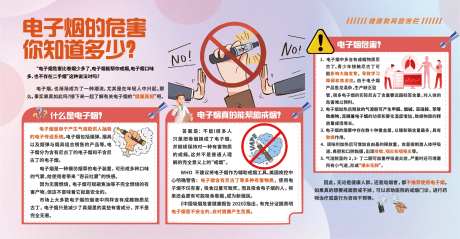 电子烟危害宣传栏-采灵感-https://www.cailinggan.com/