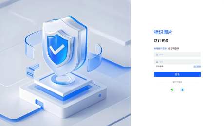 后台管理系统登录页设计-采灵感-https://www.cailinggan.com/