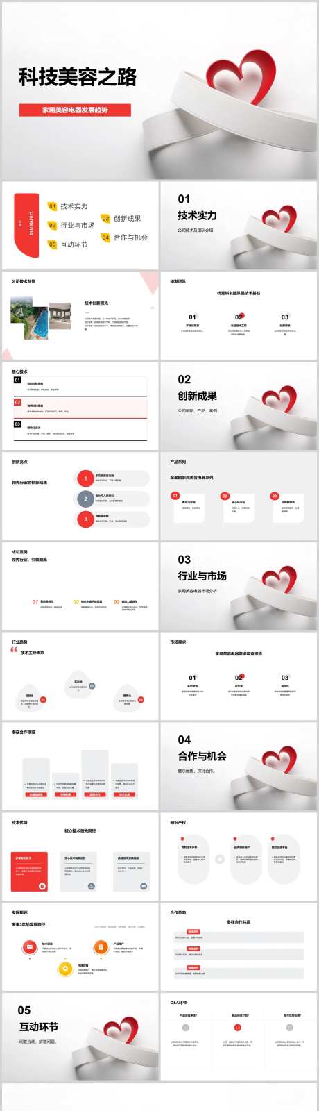 科技美容之路PPT-采灵感-https://www.cailinggan.com/