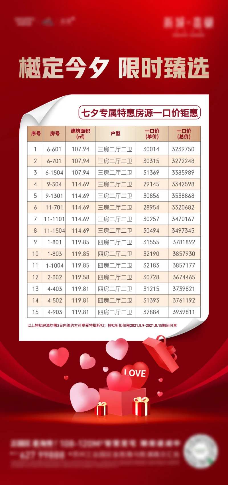 七夕房源表-采灵感-cailinggan.com