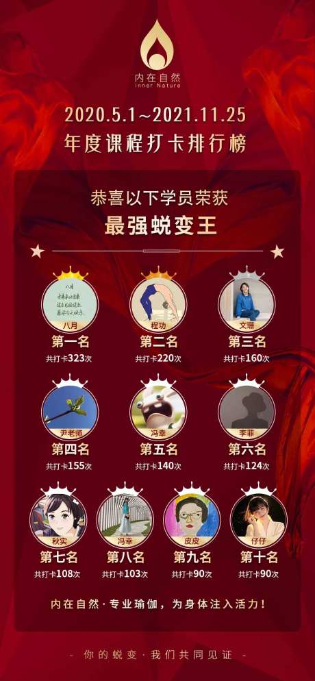 瑜伽年度排行榜海报-采灵感-https://www.cailinggan.com/