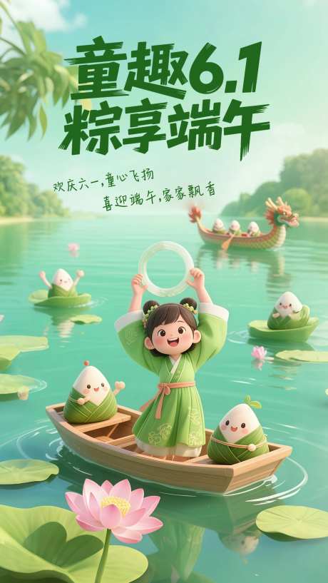 童趣6.1粽享端午-采灵感-https://www.cailinggan.com/