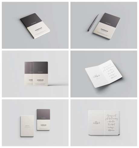 书籍课本书册子杂志样机-采灵感-https://www.cailinggan.com/