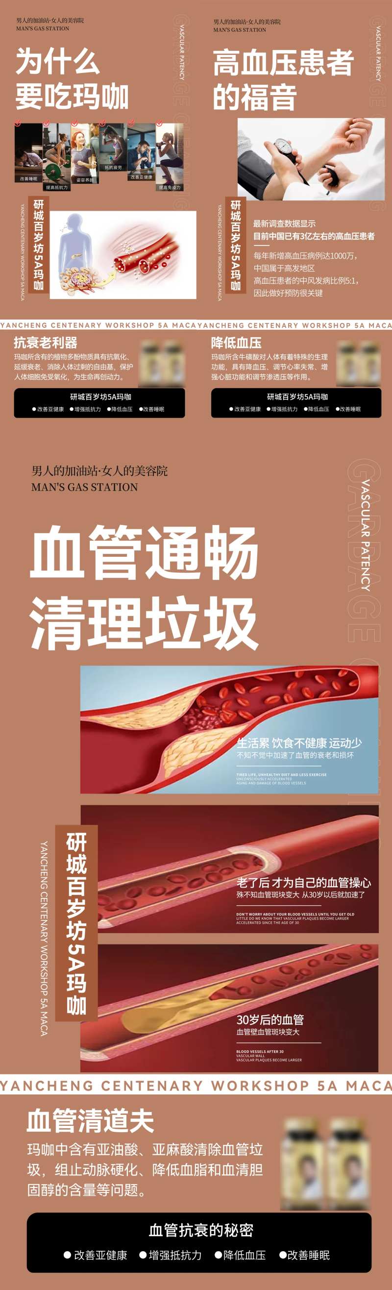 玛咖保健宣传海报-采灵感-cailinggan.com