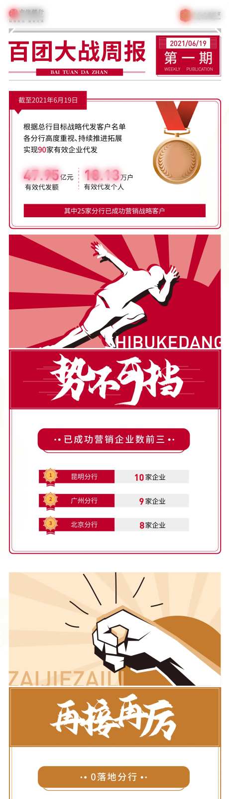 百团大战周报报刊形式长图-采灵感-https://www.cailinggan.com/