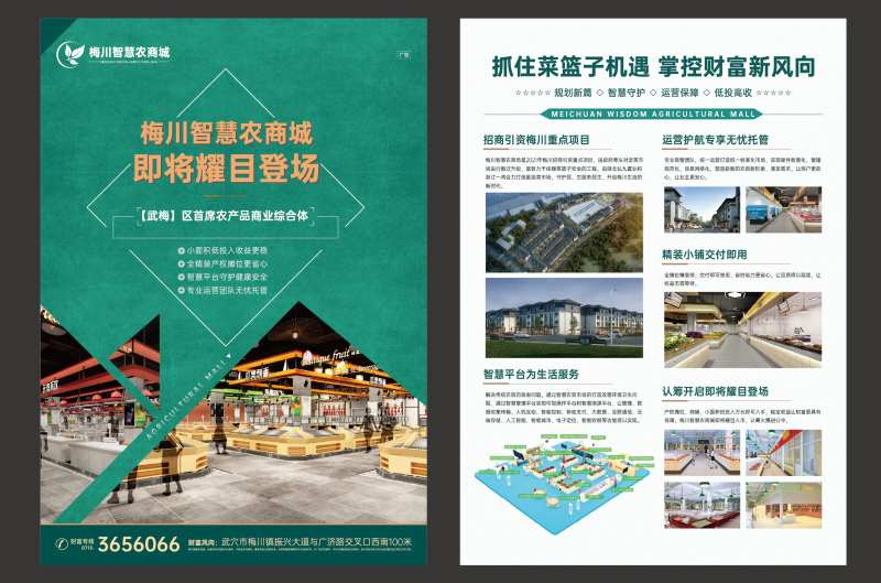 房地产价值点菜市场DM宣传单页-采灵感-cailinggan.com
