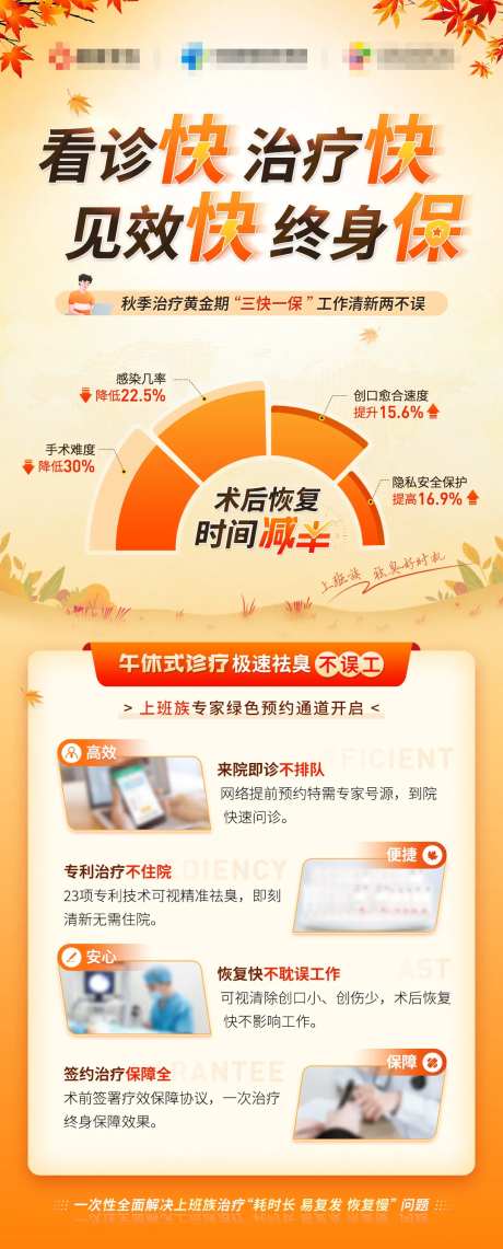 秋季上班族医疗促销海报-采灵感-https://www.cailinggan.com/