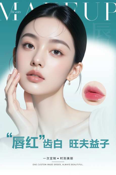 眉眼唇纹绣半永久海报-采灵感-https://www.cailinggan.com/