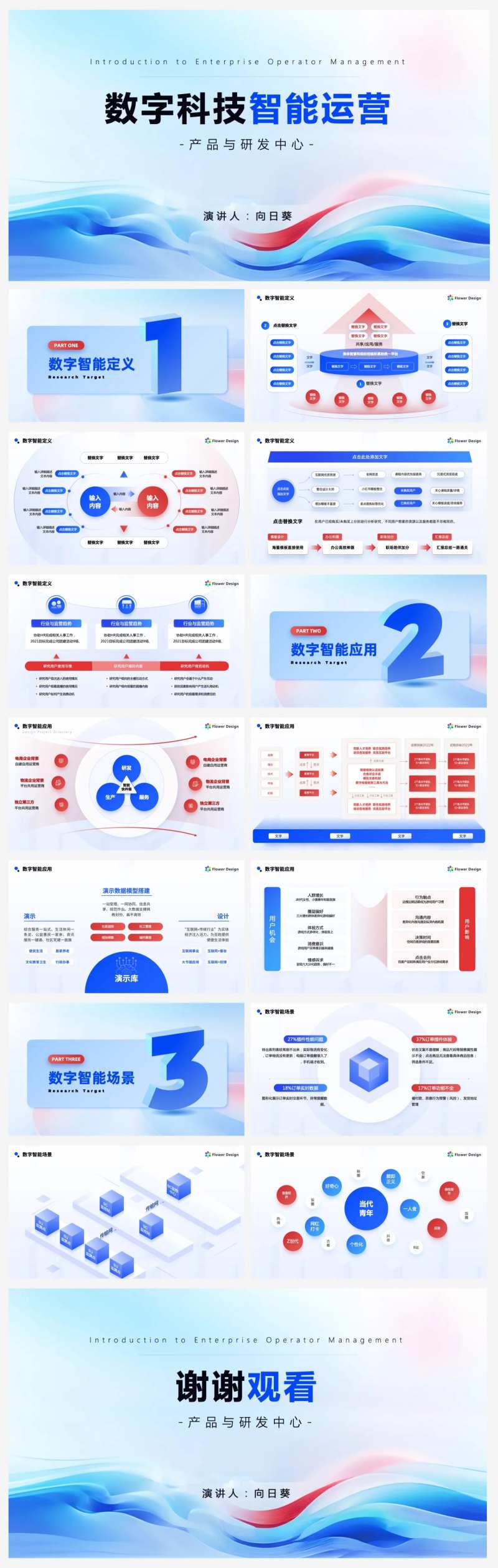 企业数字科技智能推广ppt-采灵感-cailinggan.com