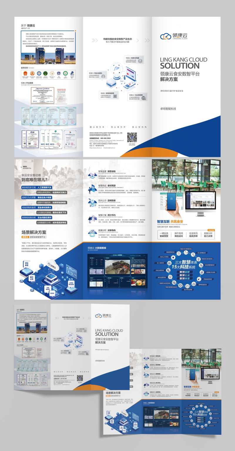 智能科技云平台解决方案三折页-采灵感-cailinggan.com