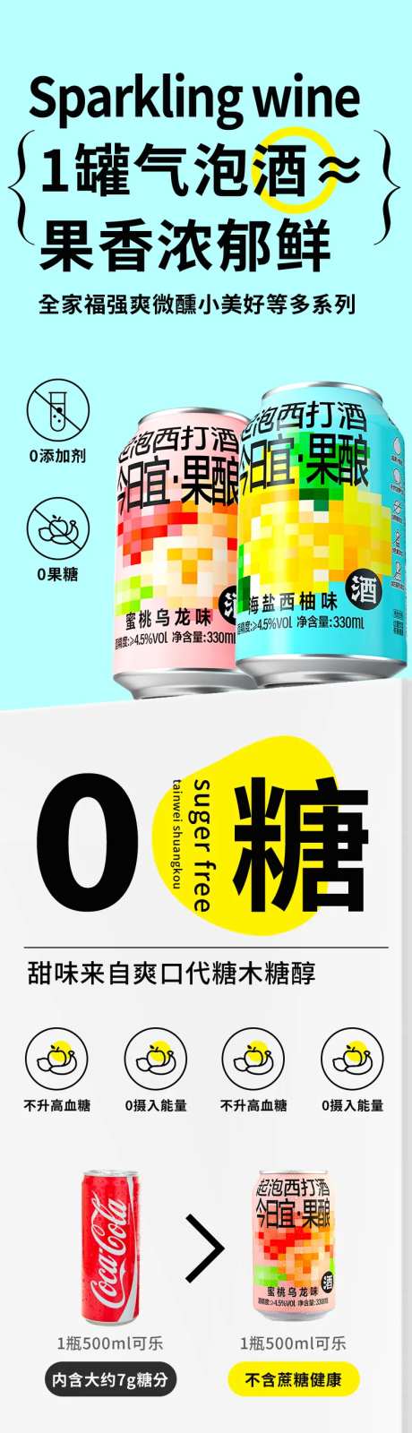气泡水苏打水饮料详情页-采灵感-https://www.cailinggan.com/