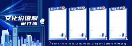 文化价值观墙贴纸活动背景板-采灵感-https://www.cailinggan.com/