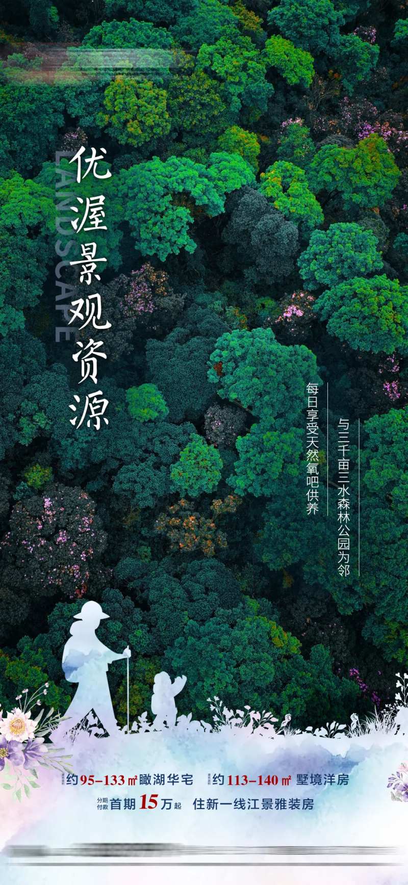 房地产景观价值点海报-采灵感-cailinggan.com