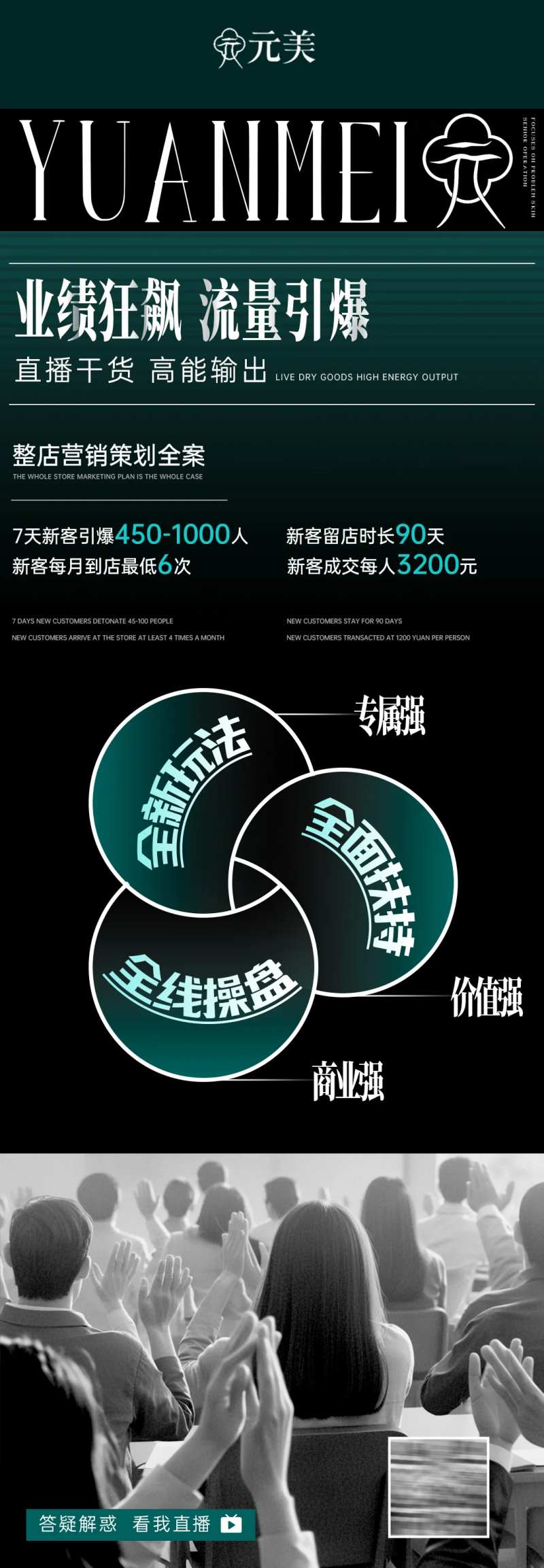 美容院引爆流量的直播预告-采灵感-cailinggan.com