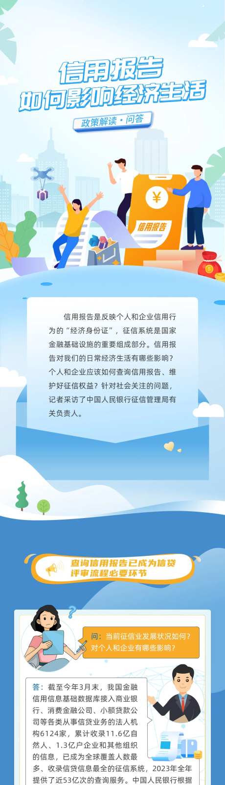 金融信用报告专题设计长图-采灵感-https://www.cailinggan.com/