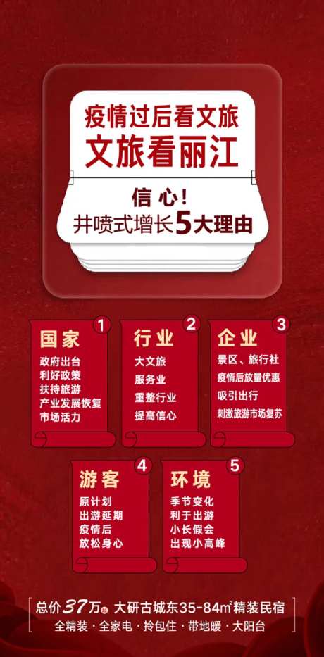 红色大字报民宿海报-采灵感-https://www.cailinggan.com/