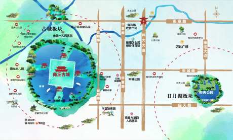 地产区位图区位矢量区域图坐标图-采灵感-https://www.cailinggan.com/