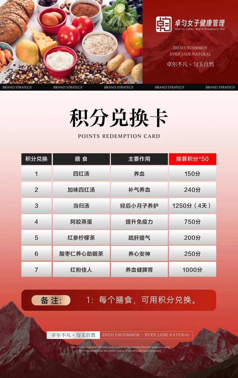 美业积分兑换卡海报-采灵感-cailinggan.com