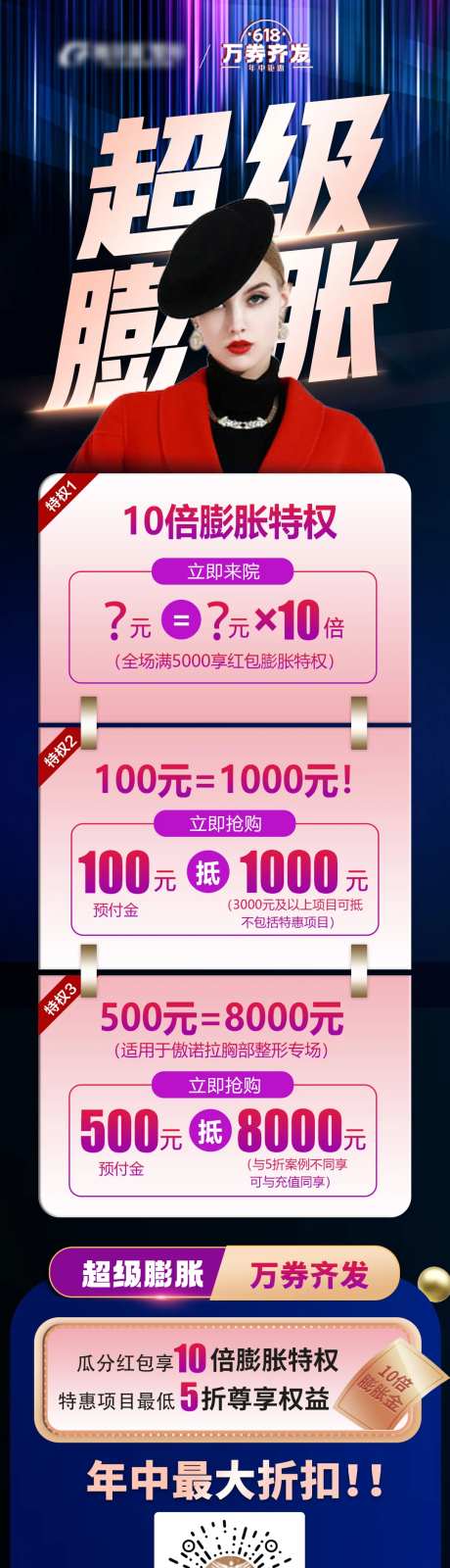 超级膨胀3重特权活动长图-采灵感-https://www.cailinggan.com/