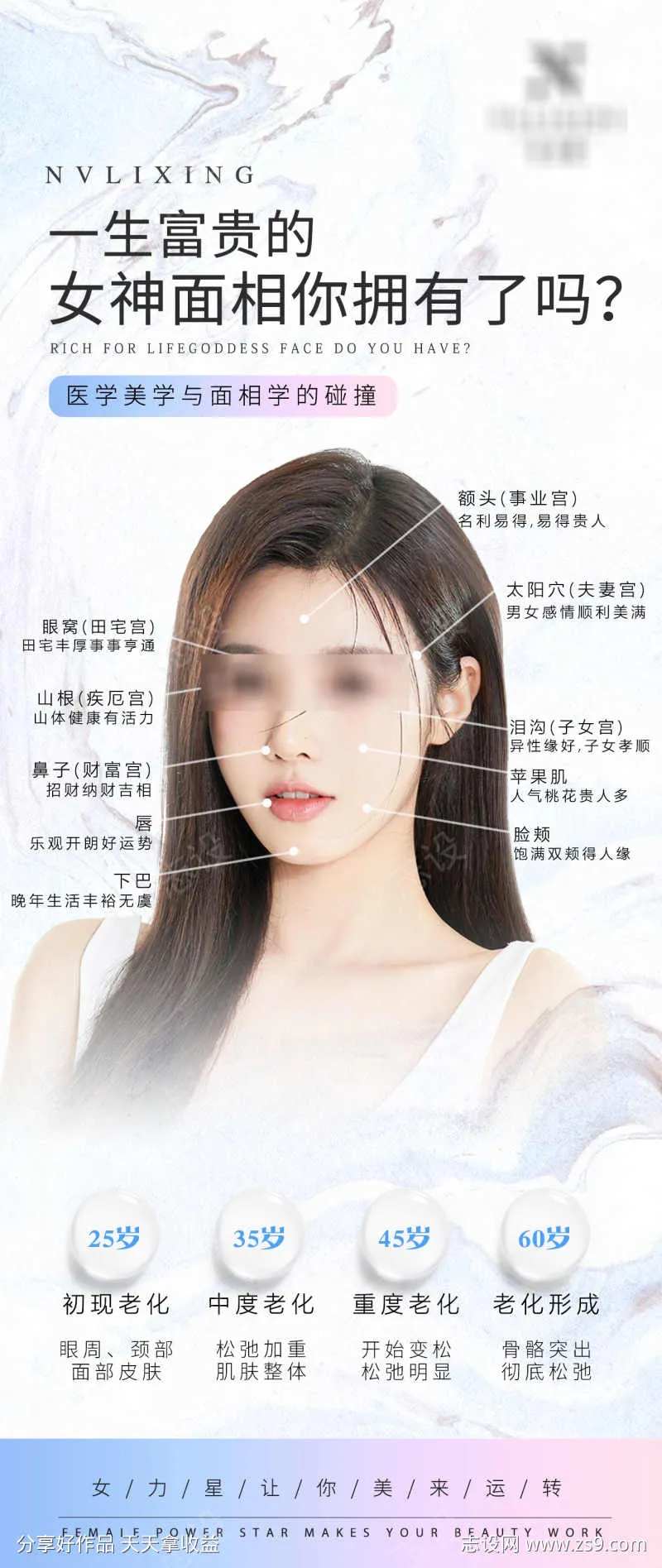 面部整形海报-采灵感-cailinggan.com
