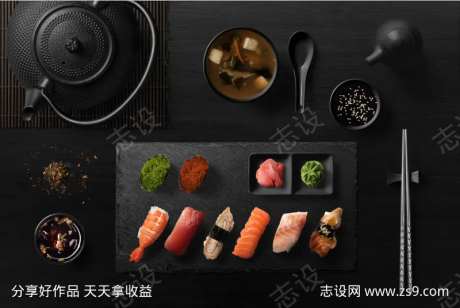 日式寿司西餐-采灵感-https://www.cailinggan.com/