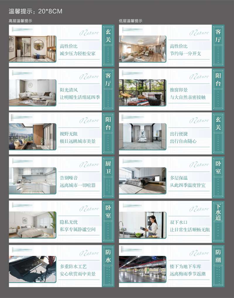 地产VI导视系统温馨提示-采灵感-cailinggan.com