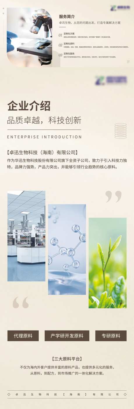 简约科技公司企业介绍海报-采灵感-https://www.cailinggan.com/