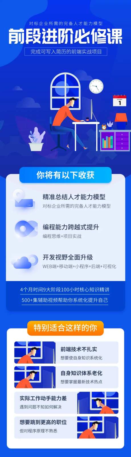 蓝色程序开发编程职业培训长图-采灵感-https://www.cailinggan.com/
