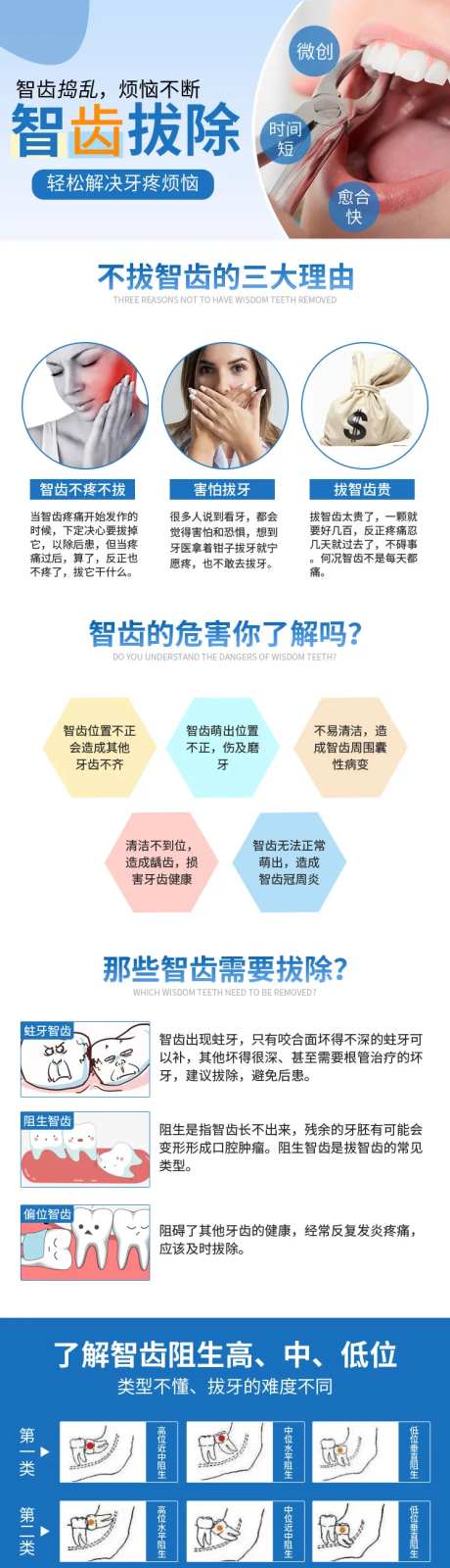 拔牙智齿口腔详情页-采灵感-https://www.cailinggan.com/