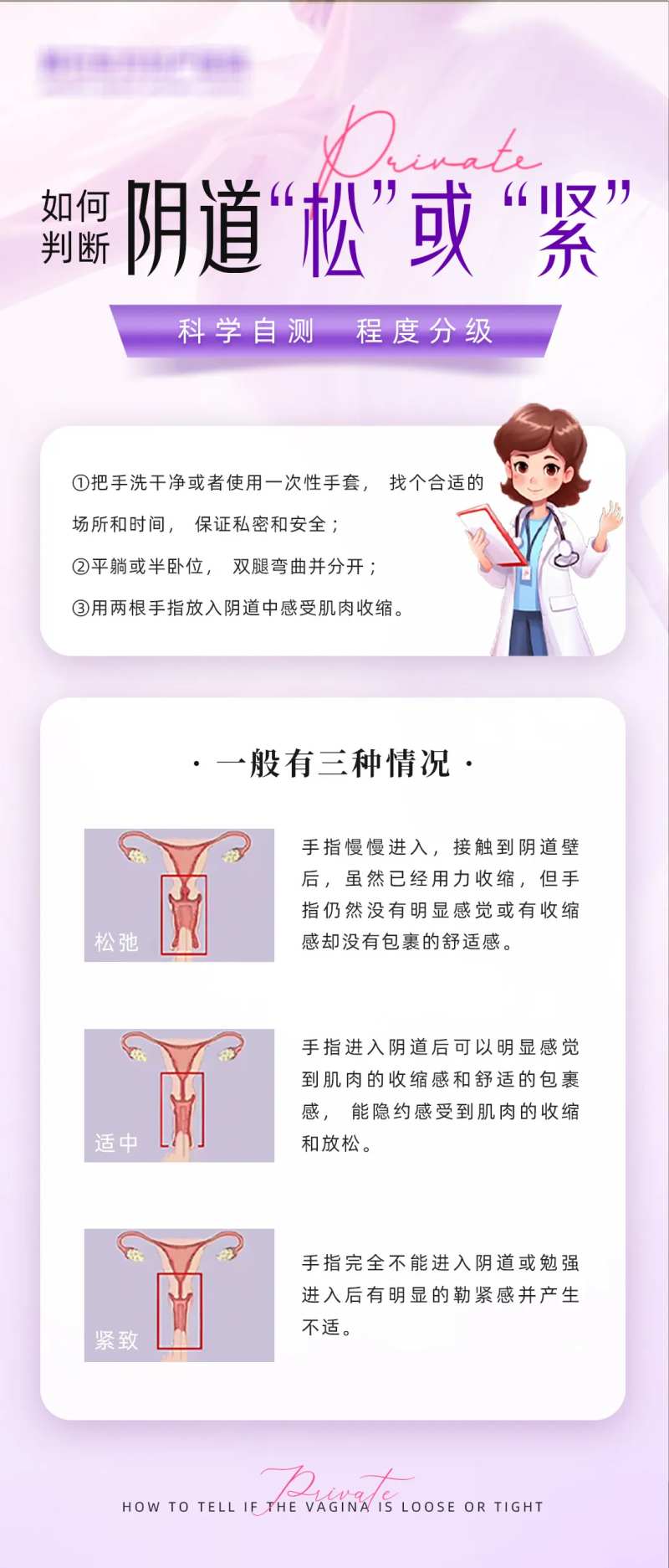 阴道松弛女性健康长图海报-采灵感-cailinggan.com