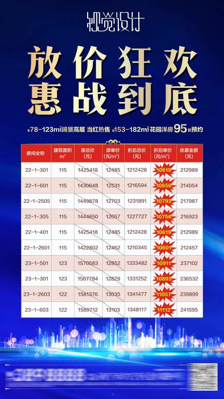 地产特惠房源海报-采灵感-https://www.cailinggan.com/