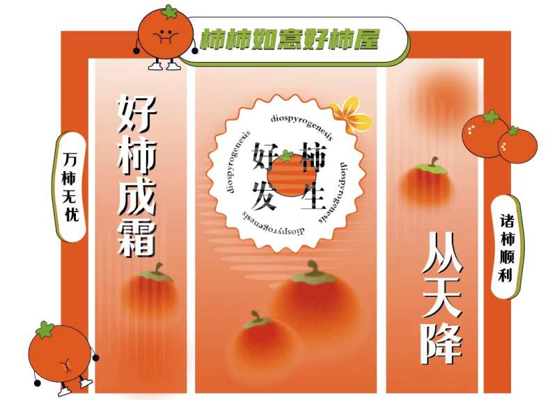 好柿成霜美陈-采灵感-cailinggan.com