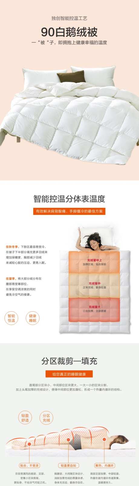 保暖智能温控白鹅绒被电商详情页-采灵感-https://www.cailinggan.com/