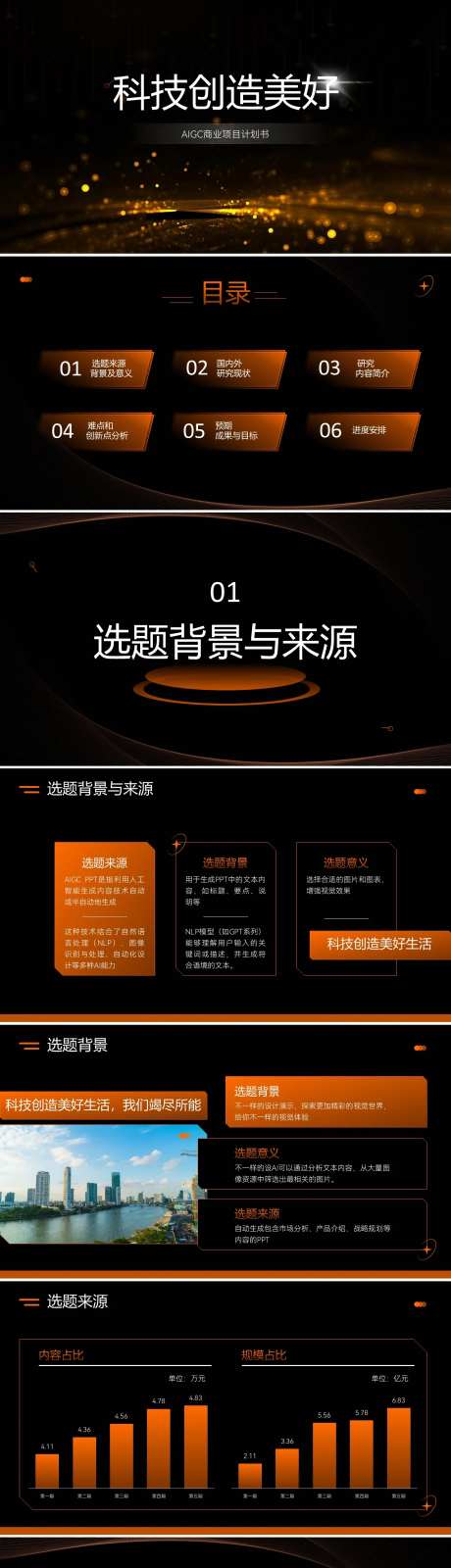 科技风商业计划书PPT-采灵感-https://www.cailinggan.com/