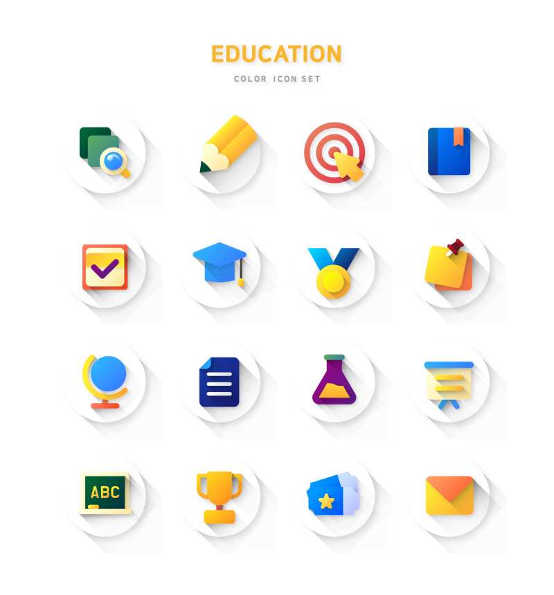 学士帽奖牌图标-采灵感-cailinggan.com