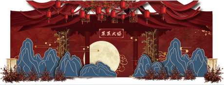 中式婚礼美陈-采灵感-https://www.cailinggan.com/