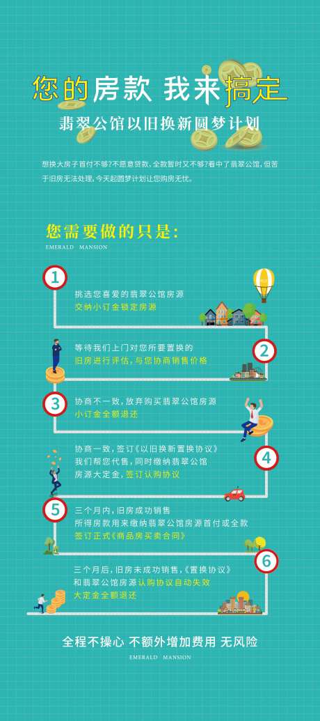 房地产房款活动展架-采灵感-https://www.cailinggan.com/