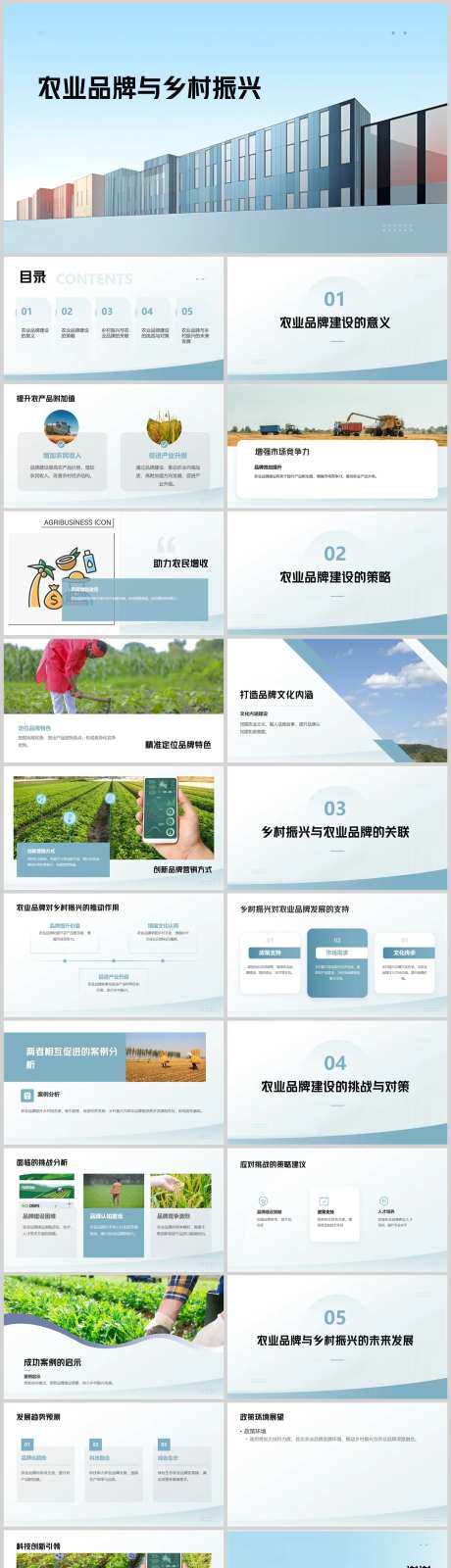 农业品牌与乡村振兴策略PPT-采灵感-https://www.cailinggan.com/
