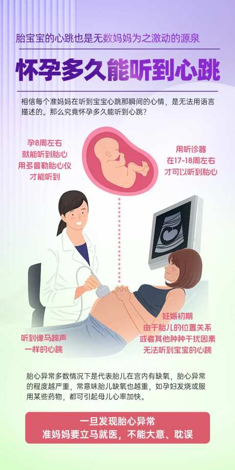 孕期知识插画海报-采灵感-https://www.cailinggan.com/