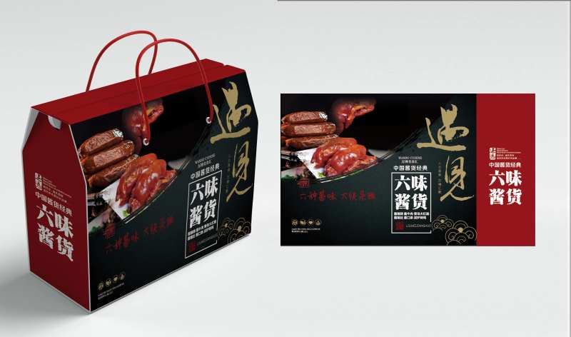 肉食礼盒食品酱货包装-采灵感-cailinggan.com