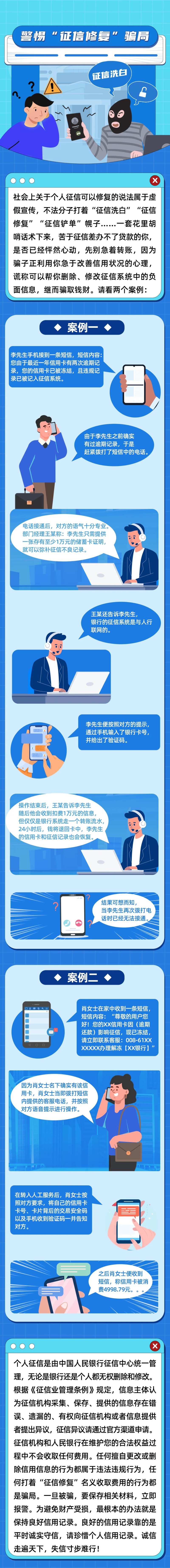 银行征信漫画长图-采灵感-cailinggan.com