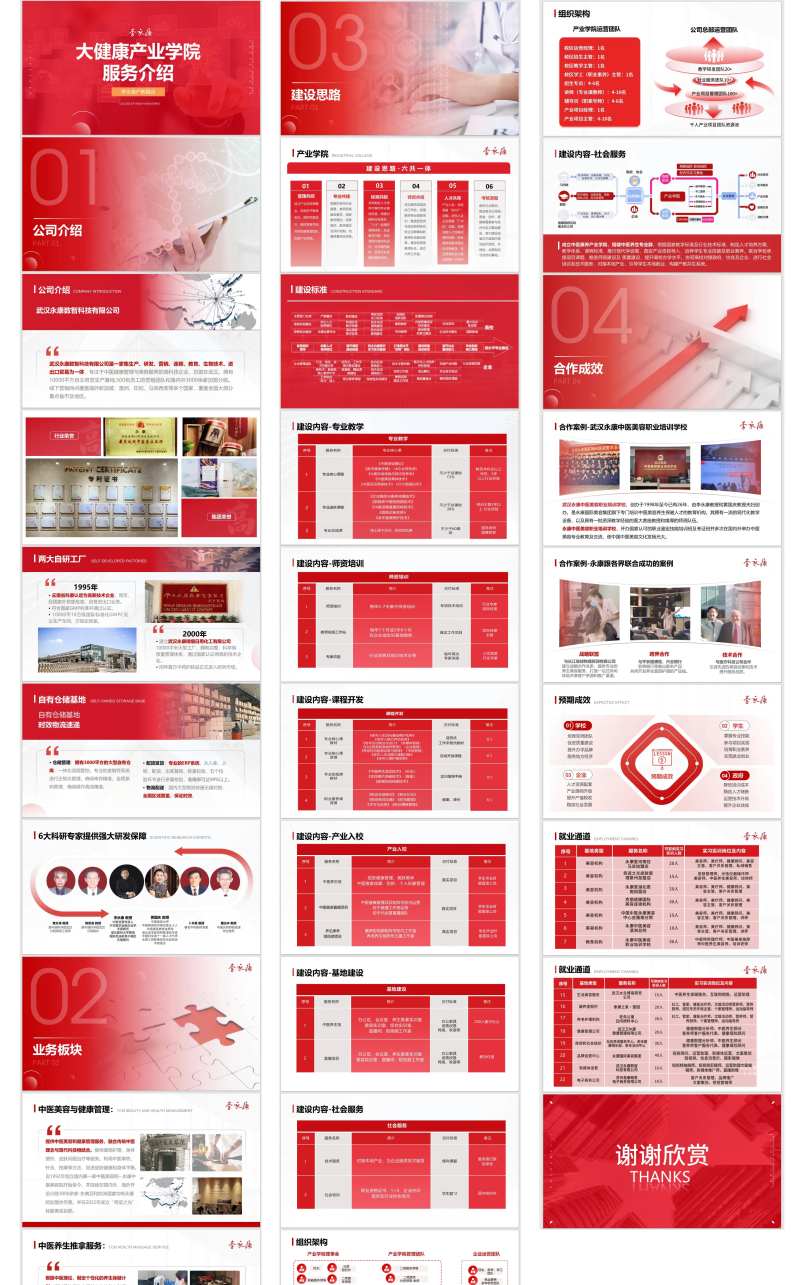 招商大红色PPT-采灵感-cailinggan.com
