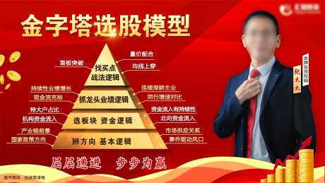 红色金融海报-采灵感-https://www.cailinggan.com/