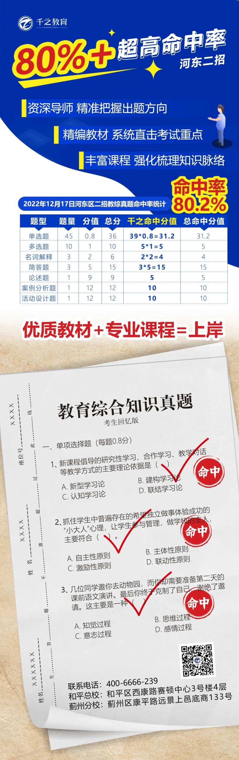 教育教师资格证培训海报-采灵感-cailinggan.com
