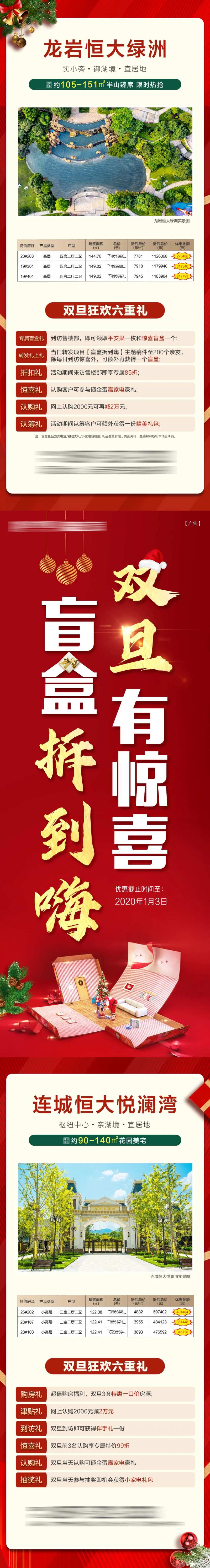 地产双旦盲盒特价房海报长图-采灵感-cailinggan.com